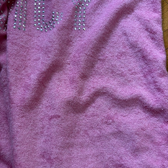 Juicy Couture 90s Terry cloth towel material Tank top - Picture 4 of 6